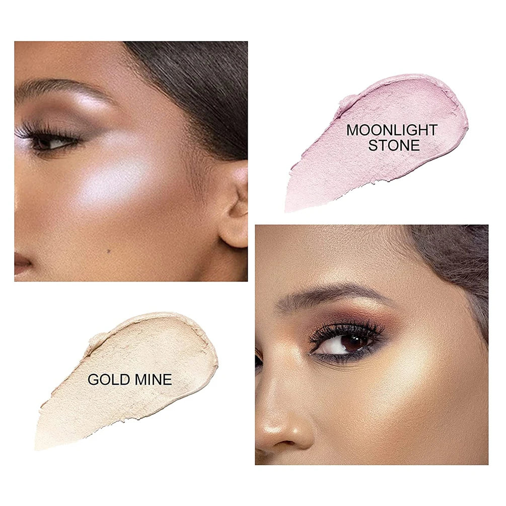 Magical Halo Highlighter Stick Makeup Glitter Contouring Bronzer for Face Shimmer Powder Highlight Corrector Contour Illuminator