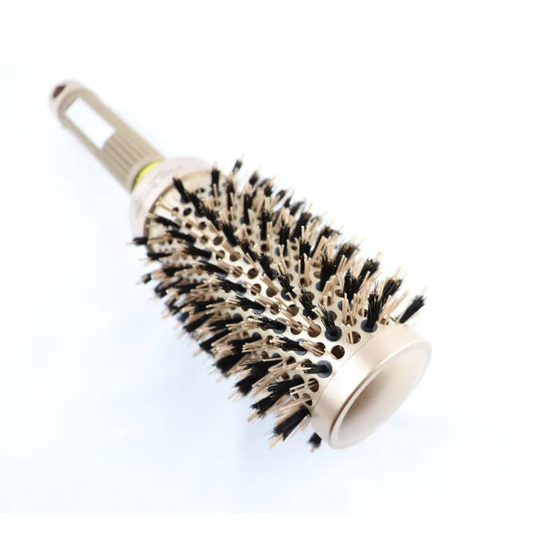 Professional 4PCS round Hair Brush Hairdressing Curling Hair Brushes Ceramic Barrel Comb for Blow Dry Salon Styling Tools
