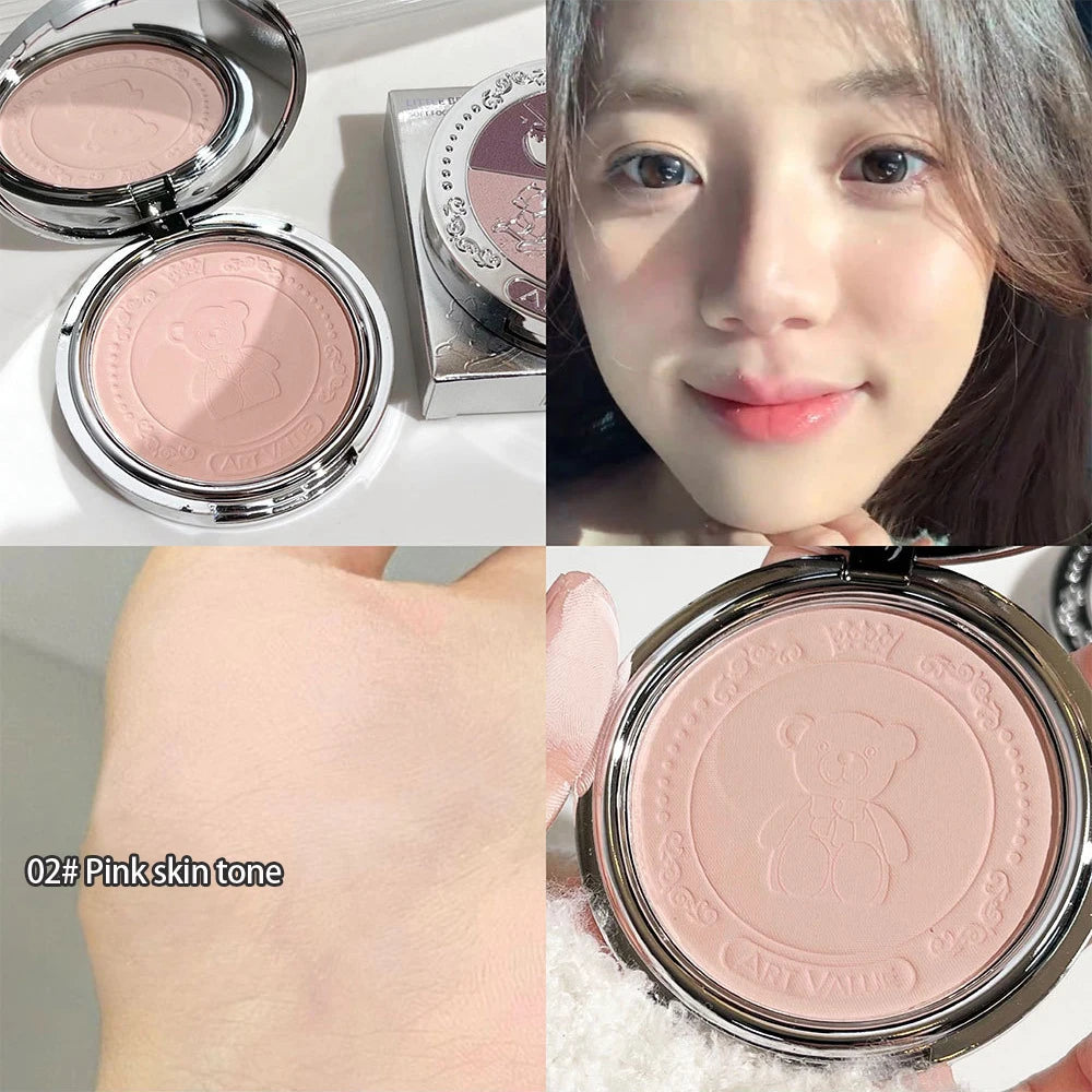 3 Color Natural Pink Loose Powder Oil Control Waterproof Mineral Face Pressed Makeup Powder Cosmetic Long Lasting Setting Powder