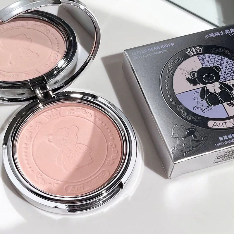 3 Color Natural Pink Loose Powder Oil Control Waterproof Mineral Face Pressed Makeup Powder Cosmetic Long Lasting Setting Powder
