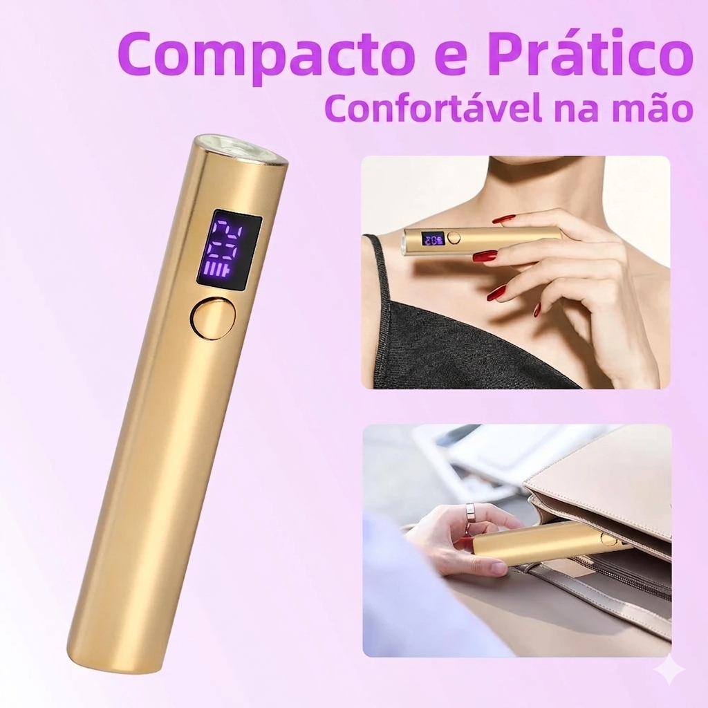 Mini Lâmpada UV LED Portátil para Unhas
